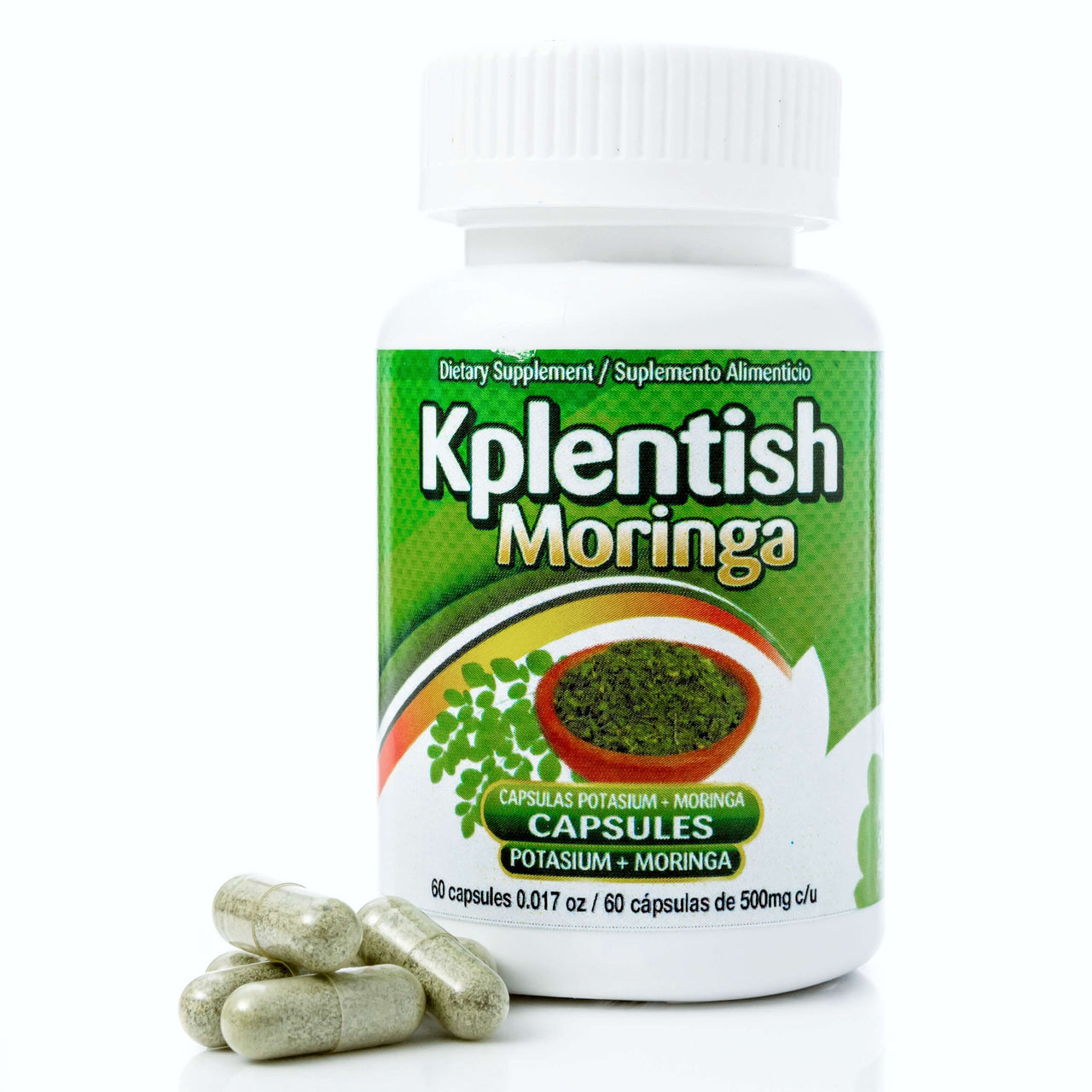 KPlentish Moringa and Potassium Supplement - 60 Ct