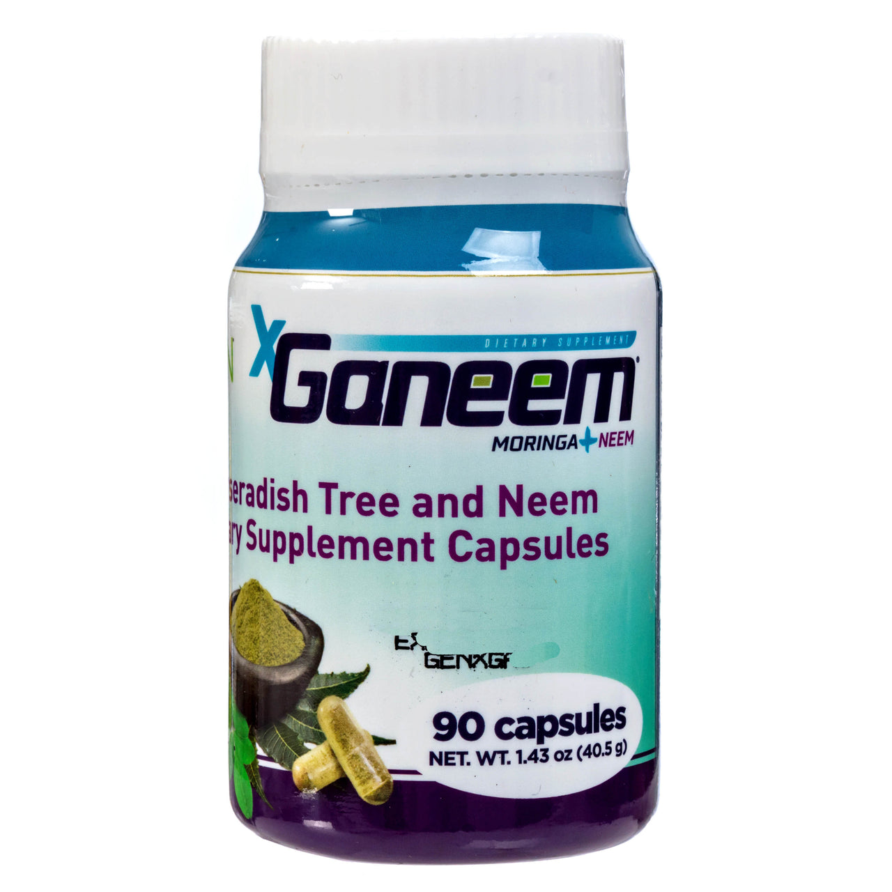 Ganeem Moringa and Neem Supplement - 90 Ct